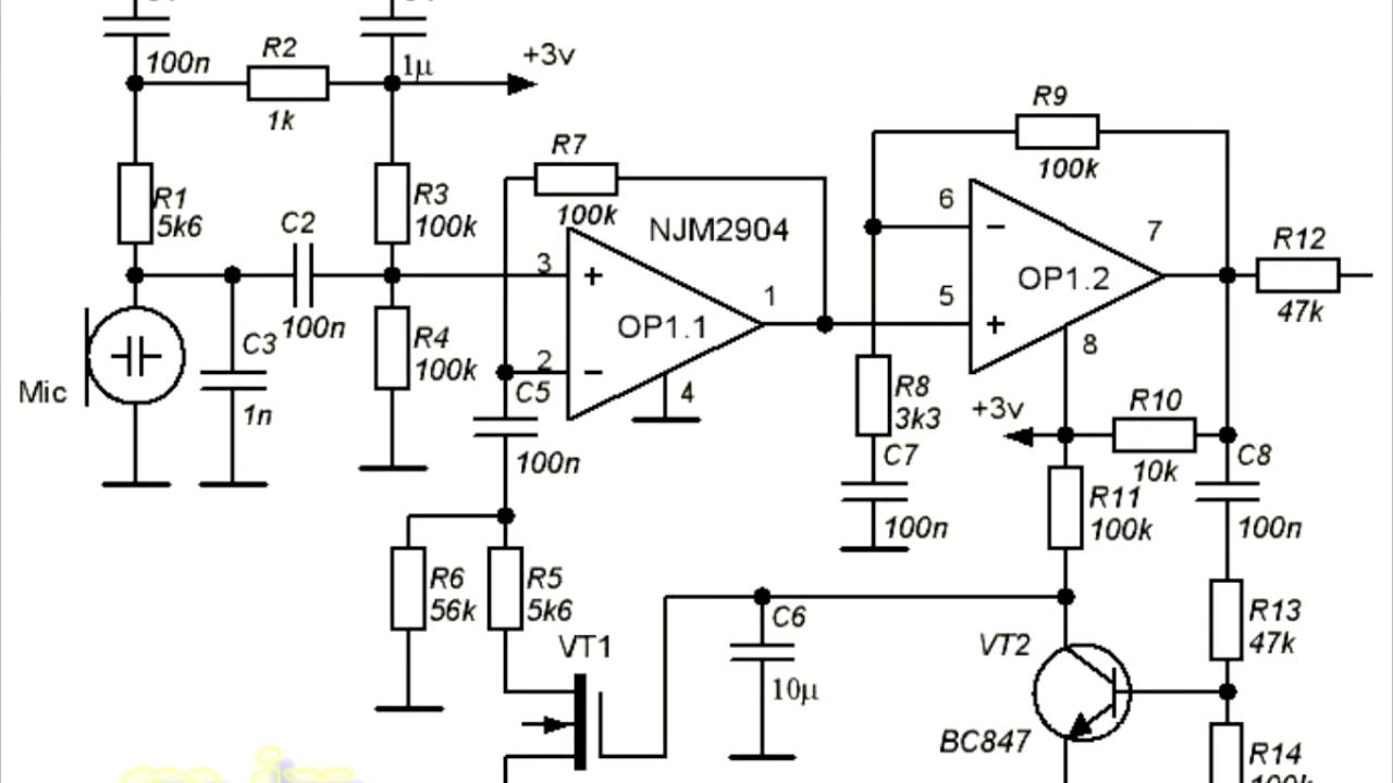 Компрессор для микрофона своими руками схема