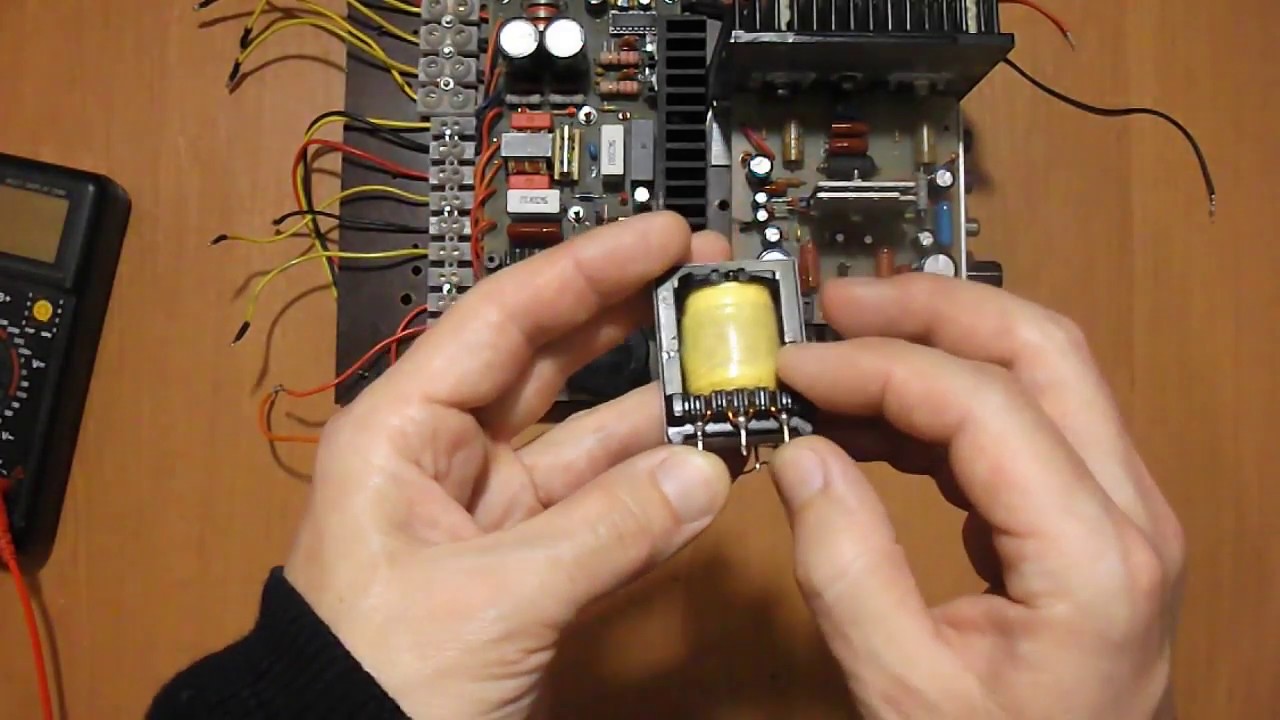 Как подключить трансформатор от компьютерного блока питания