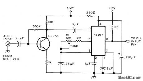 Lm567 схема включения