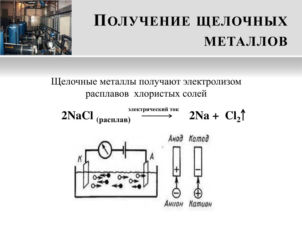 Литий для создания электрического тока. Способы получения щелочных металлов. Промышленный способ получения щелочных металлов. Промышленный способы получения щелочных и щелочноземельных металлов. Методы получения щелочных металлов.