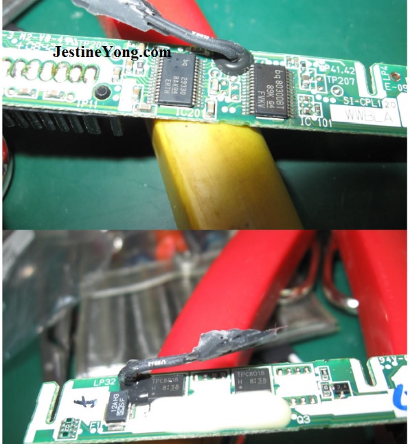 laptop batttery pack circuit board