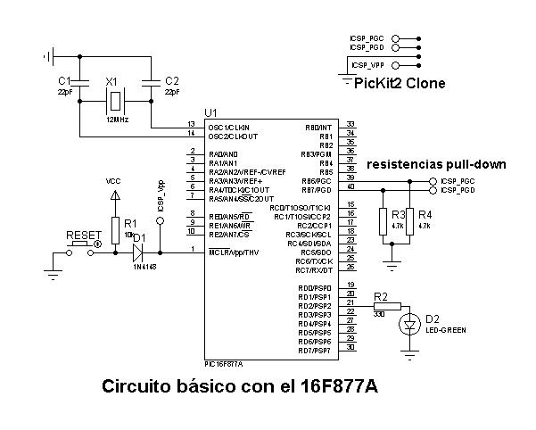 Программатор pickit2 схема