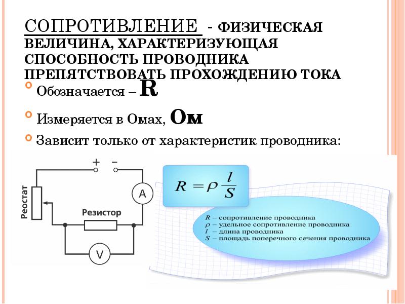 Измерение электрического сопротивления