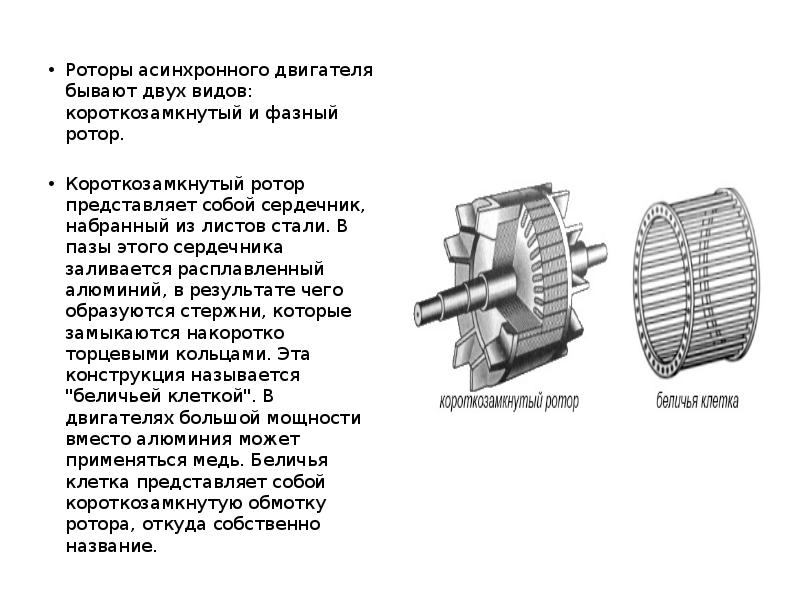 Обмотка ротора асинхронного двигателя