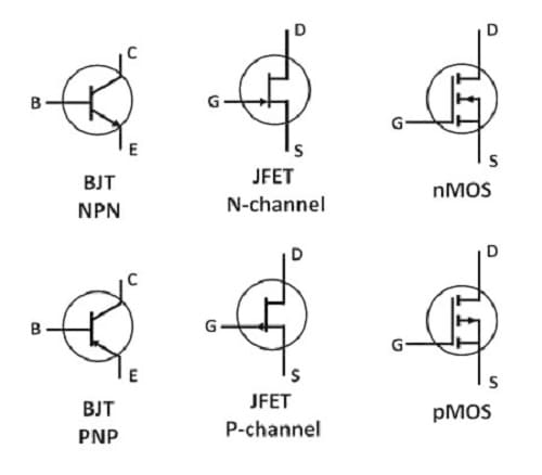 Обозначение транзистора. Полевой транзистор NPN MOSFET. PNP JFET транзистор на схеме. JFET транзисторы обозначение на схеме. NPN транзистор маркировка.