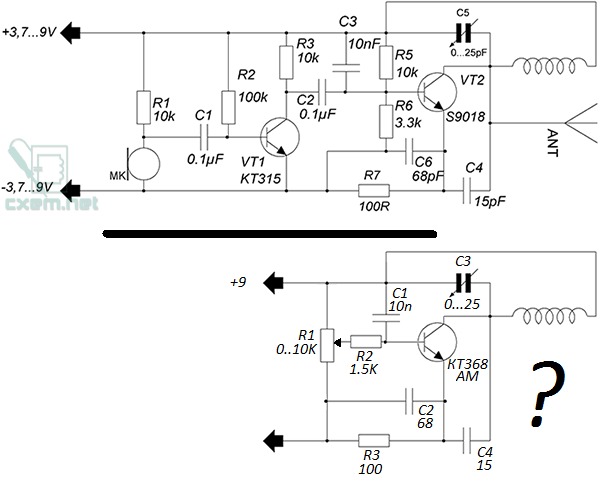 Вч генератор своими руками схема простой