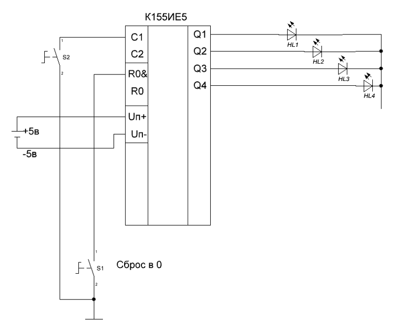 155ие2 схема включения