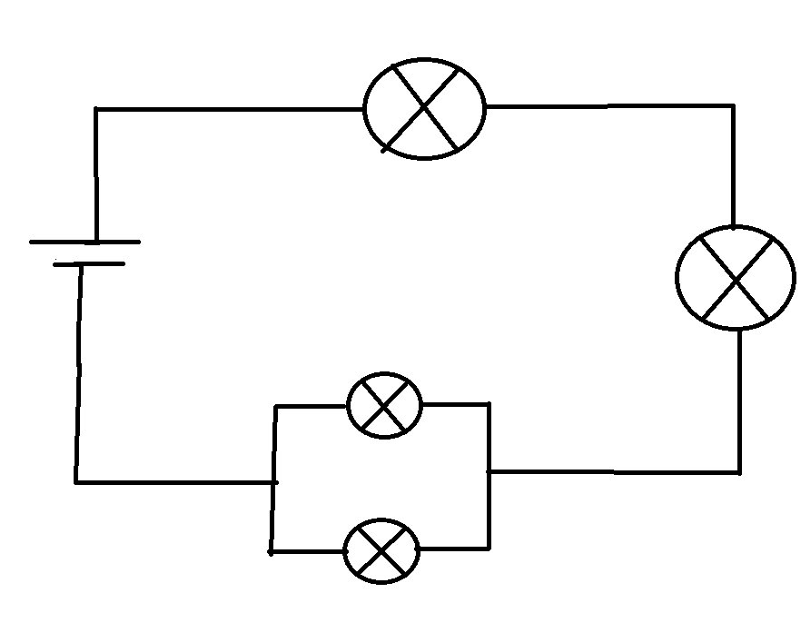 Электрическое рисование. Электрическая цепь схема с выключателем и 5 лампочек. Простая схема электроцепи лампа выключатель. Схема Эл цепи лампа выключатель. Принципиальная схема электрической цепи с 3 лампочками.