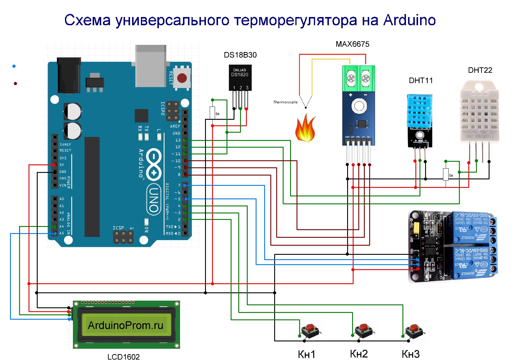 Схема для ардуино