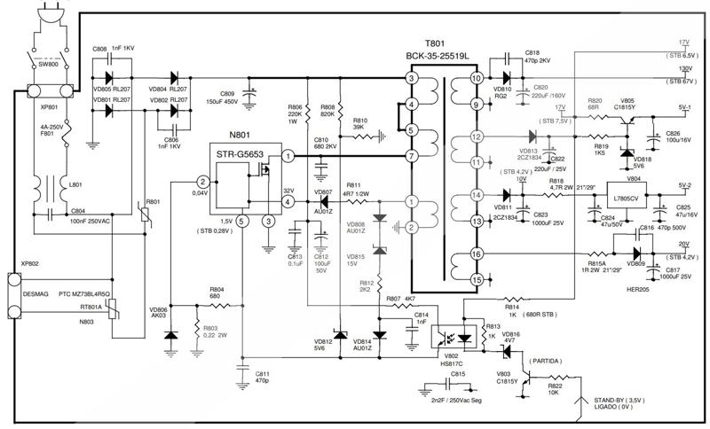 Erisson 21uf16 схема