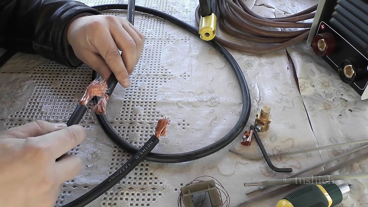 Соединение сварочных кабелей