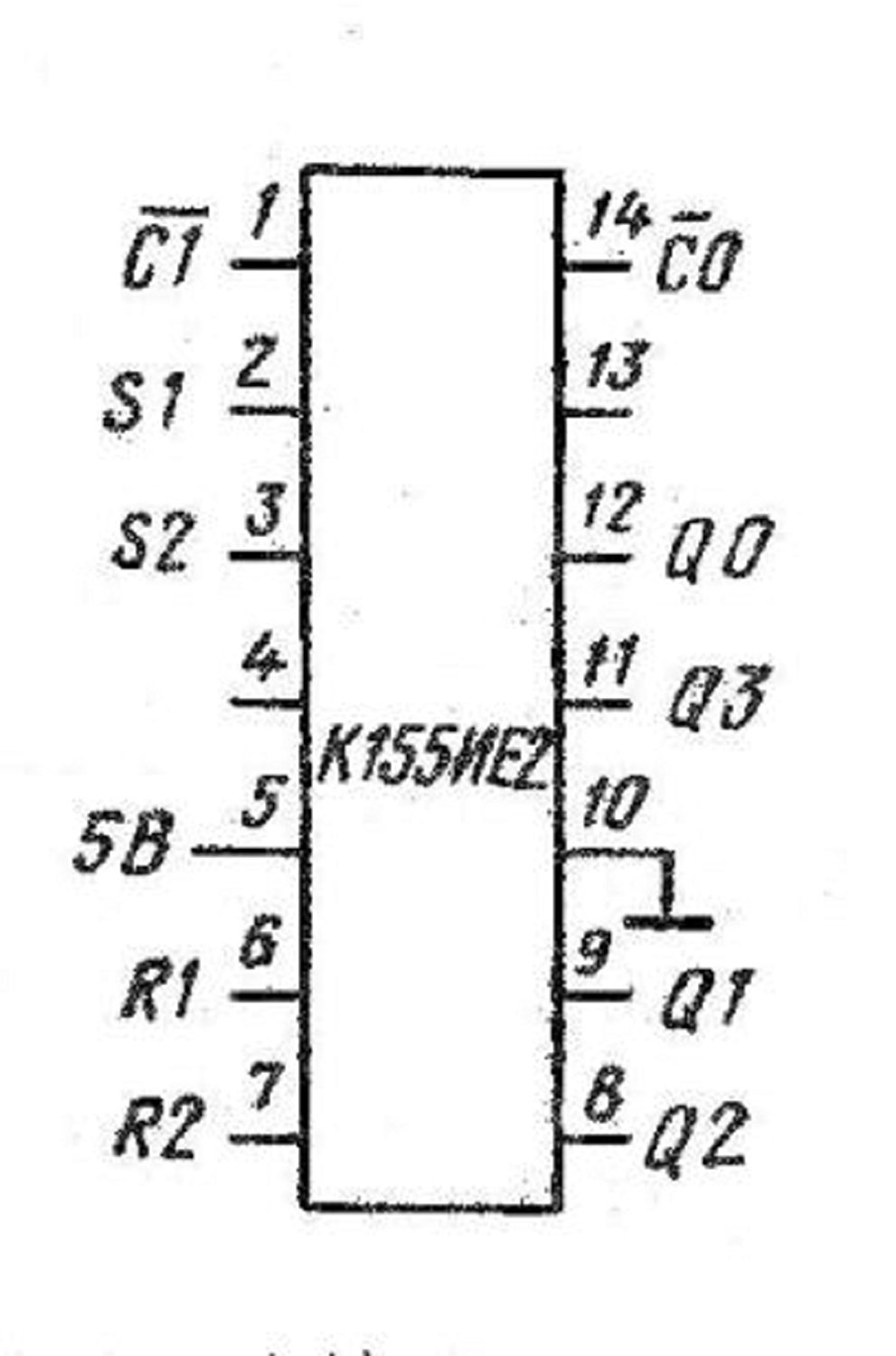 Км155ие2 схема включения