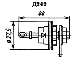 Корпус диода Д242