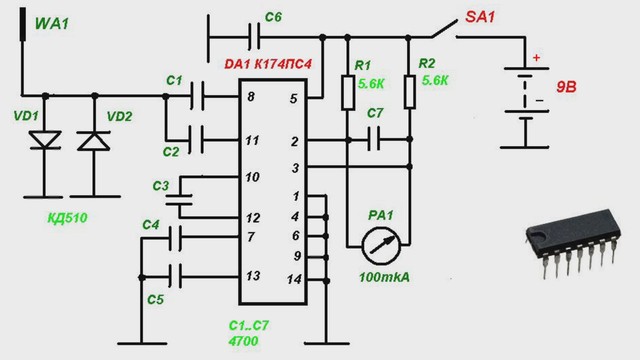 Микросхемы 174. SSB детектор на 174пс1. К174пс1 схема включения смеситель. 174пс1 даташит. К174пс1 приемник.