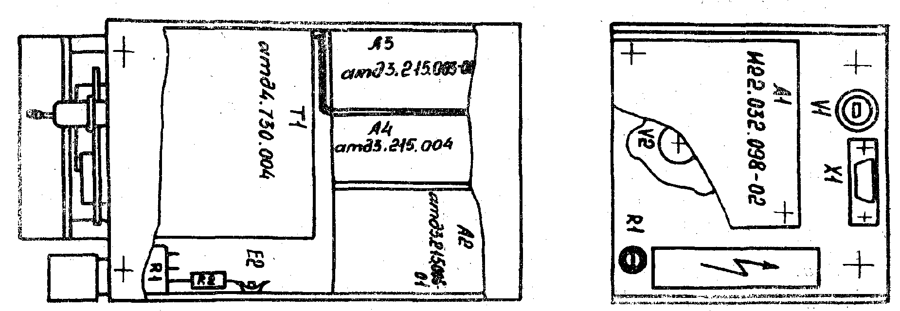 Осциллограф С1-98, схема