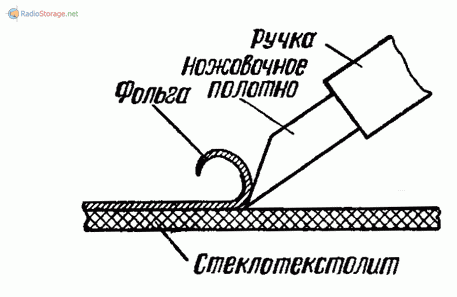 резак для изготовления печатной платы