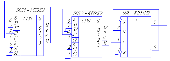 Км155ие2 схема включения