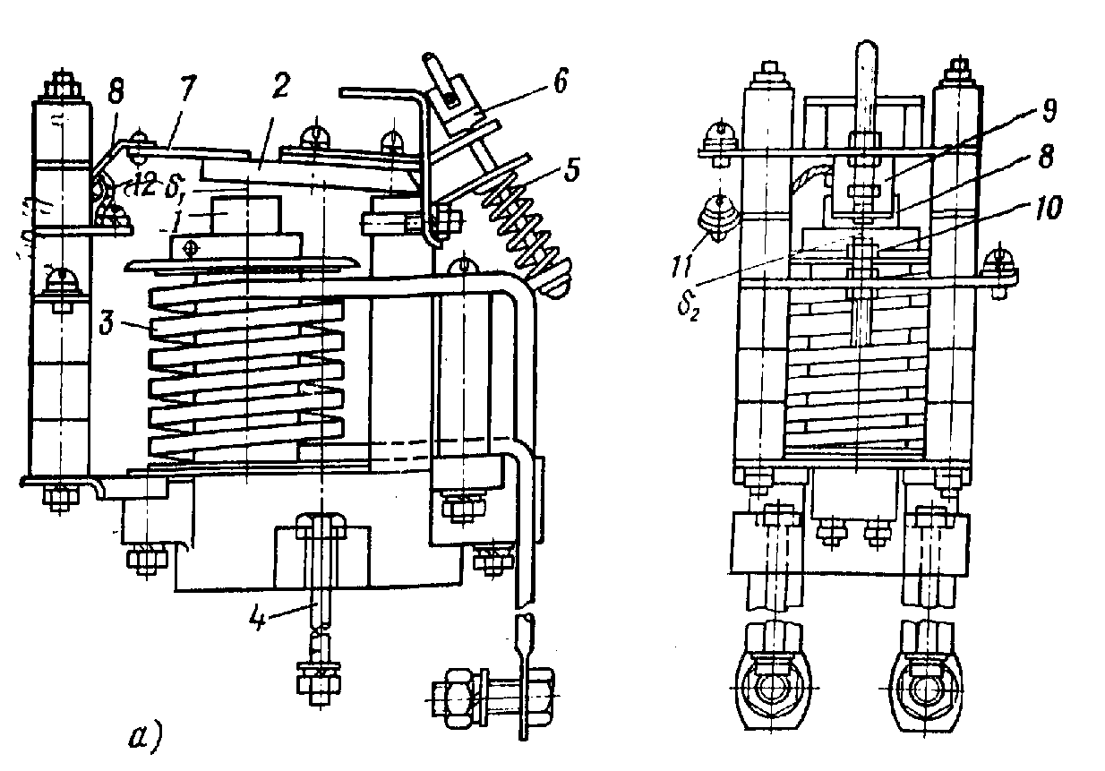 Реле постоянного тока. Конструкция нейтрального электромагнитного реле постоянного тока. Схема электромагнитного реле постоянного тока. Магнитопроводы реле постоянного тока. Электромагнитное реле сборочный чертеж.