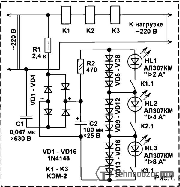 Схема vfd индикатора