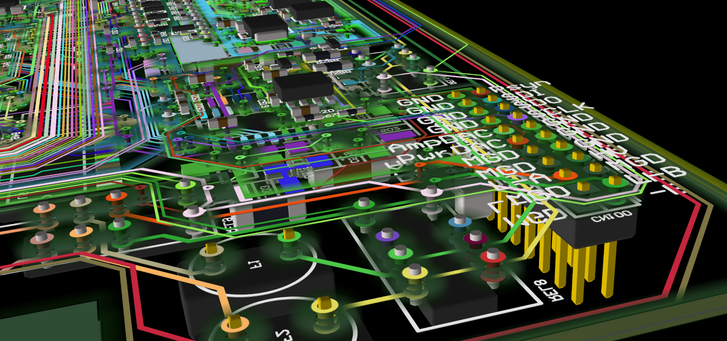 Печатная плата в 3d Altium