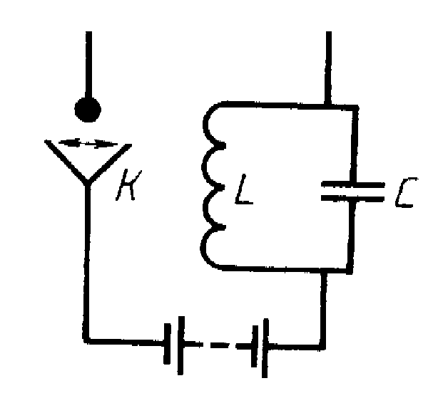 На рисунке 1 изображена схема генератора незатухающих колебаний в каком элементе схемы генератора