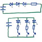 Schematic of Series Parallel Circuit
