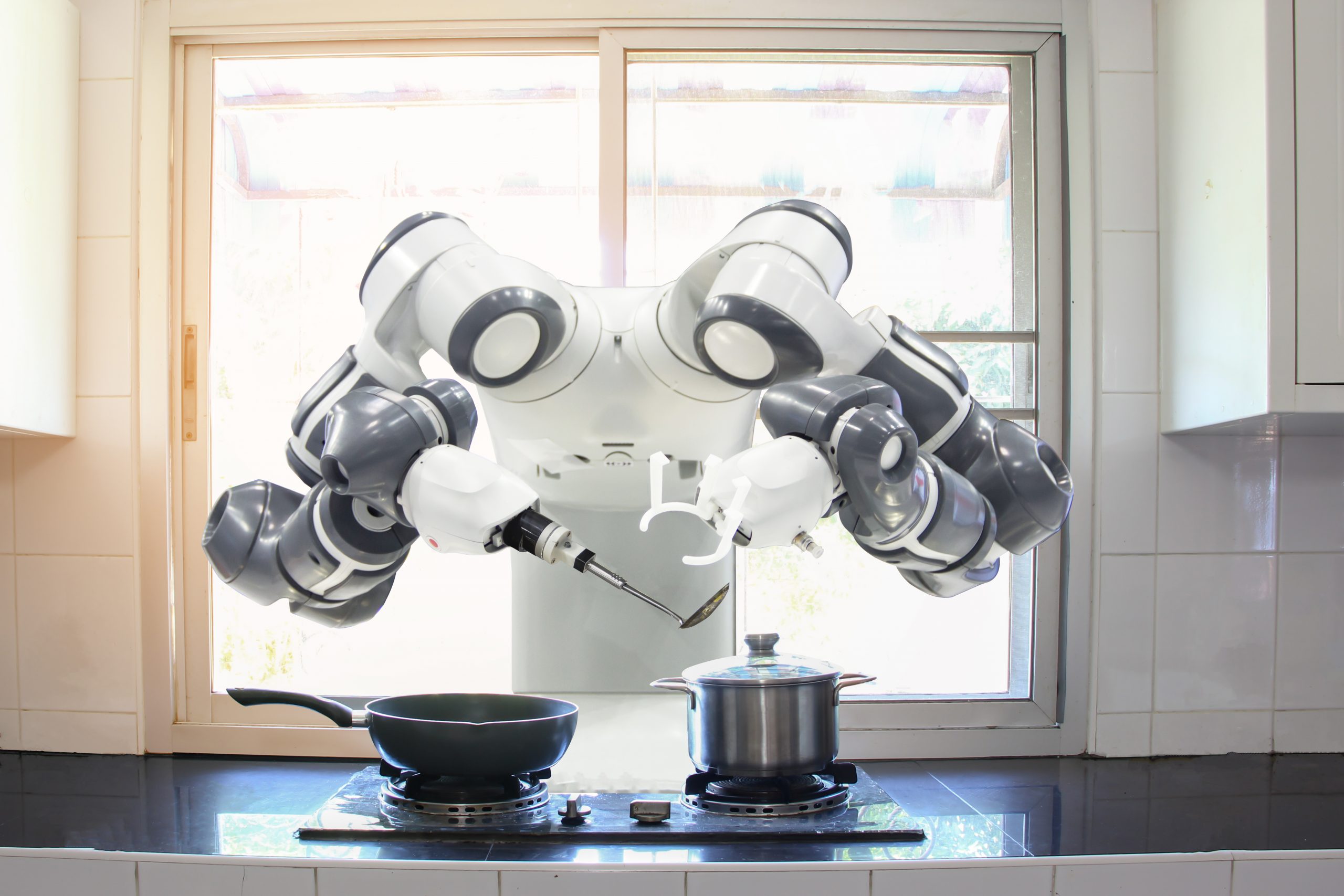 Роботы помощники в быту. Робот повар. Кухонный робот. Роботы будущего. Домашние роботы.