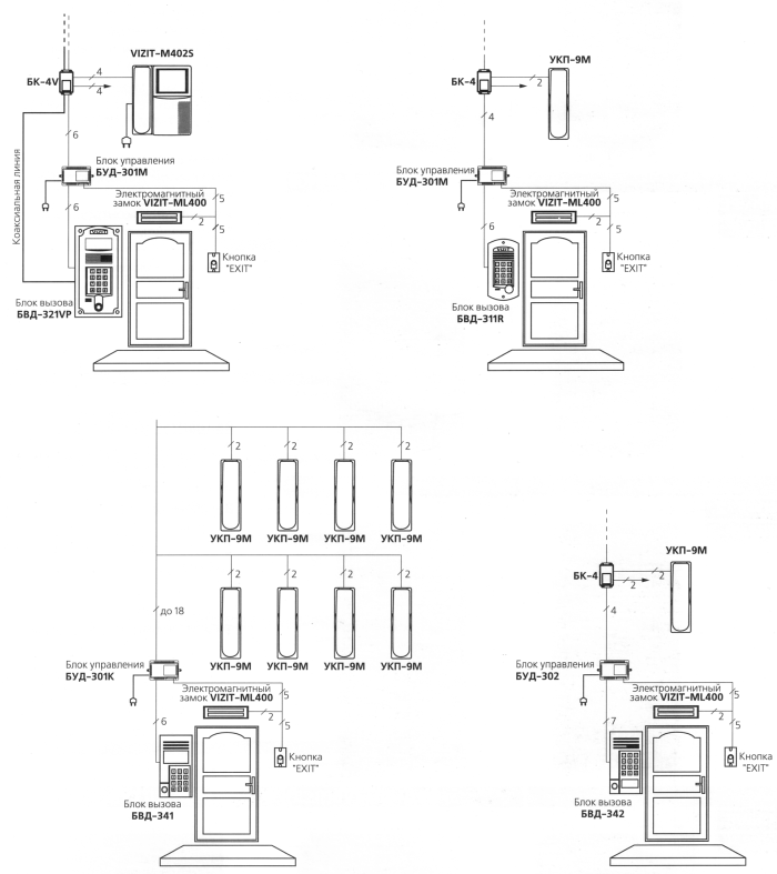 Подключение домофона метаком. Схема трубки домофона Vizit. Домофон визит УКП 7 схема подключения. УКП-7 схема подключения.