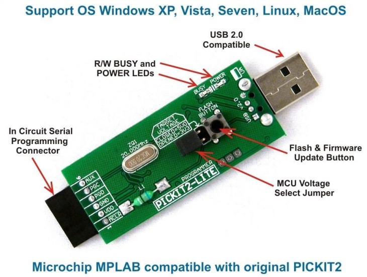 Usb programming. Pickit2 инструкция на русском. Pickit2 линукс. PICKIT EBAY. Схема MPLAB PICKIT 4 Programmer-to-go.