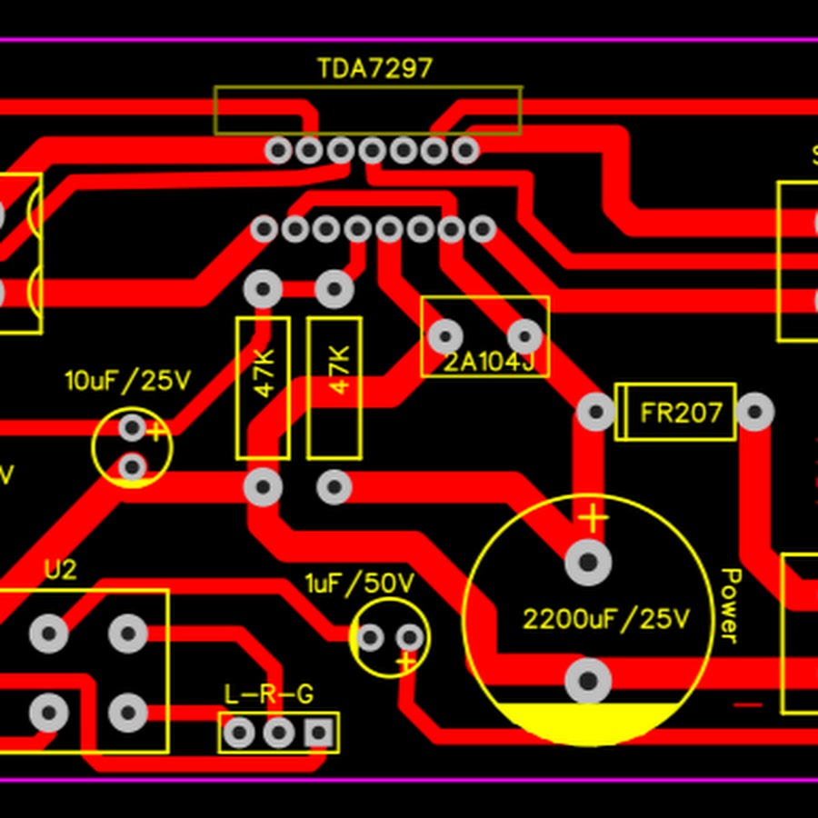 Tda7297sa схема усилителя мощности своими руками