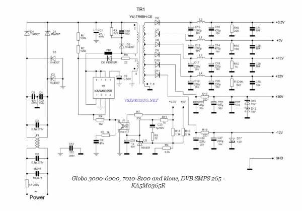 Ka5l0365r схема включения