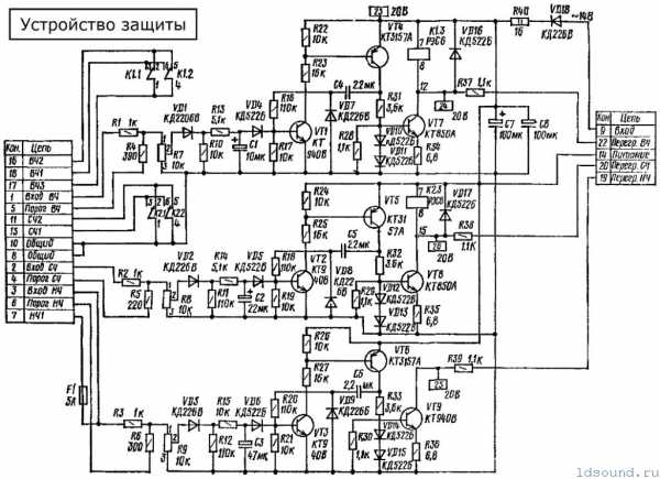 Корвет 150ас 001 схема фильтров