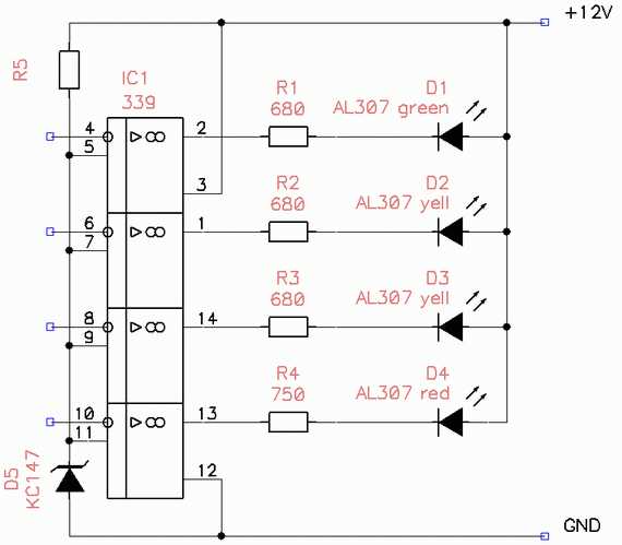 Lm339n схема включения как работает блок питания