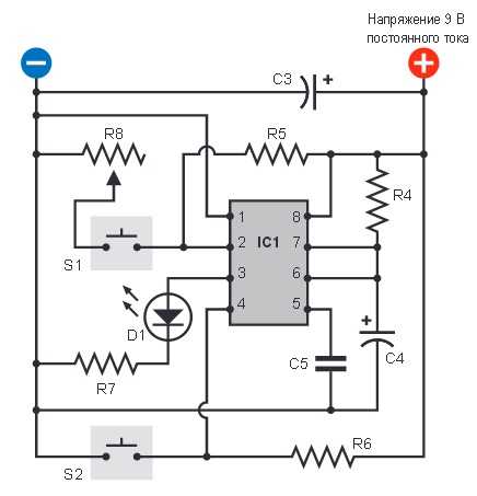 Ne555 схема включения генератора