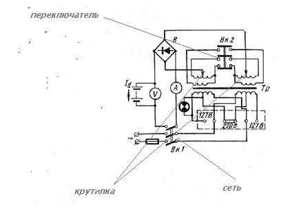 Схема выпрямитель вза 1